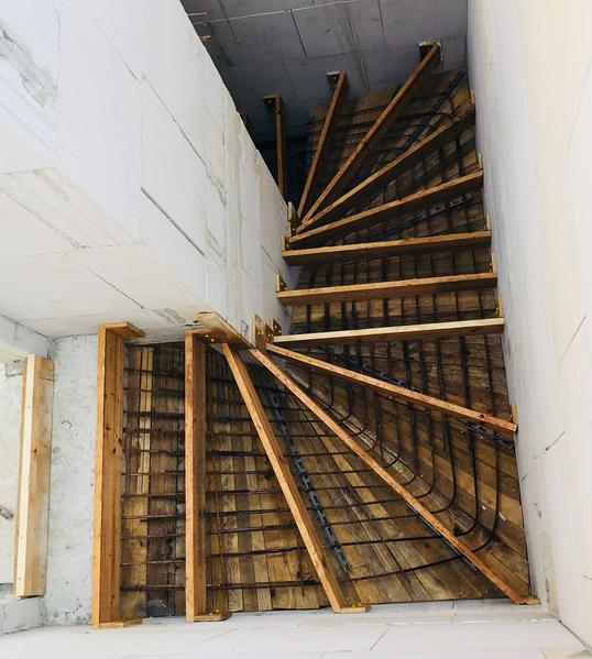 Betonarbeiten Betontreppe